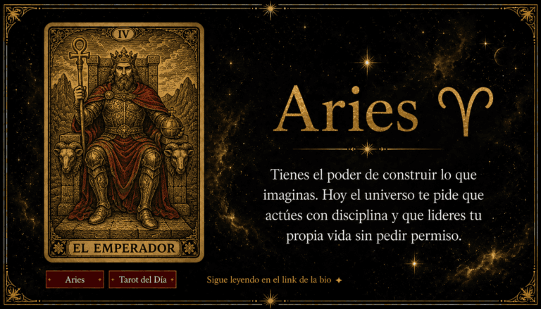 tarot aries hoy carta del día