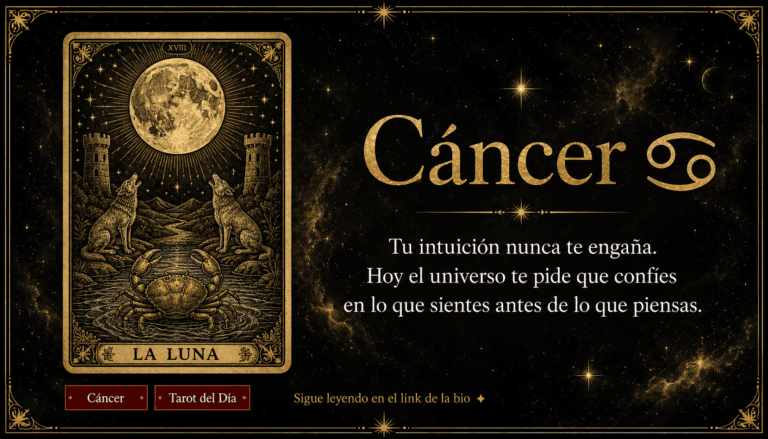tarot cáncer hoy carta del día