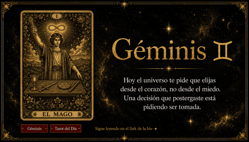 tarot géminis hoy carta del día