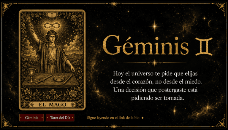 tarot géminis hoy carta del día