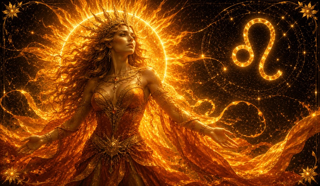 Leo. Júpiter en tu signo más Luna Nueva hoy — algo grande está creciendo en vos. Sembralo.