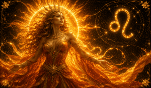 Leo. Júpiter en tu signo más Luna Nueva hoy — algo grande está creciendo en vos. Sembralo.