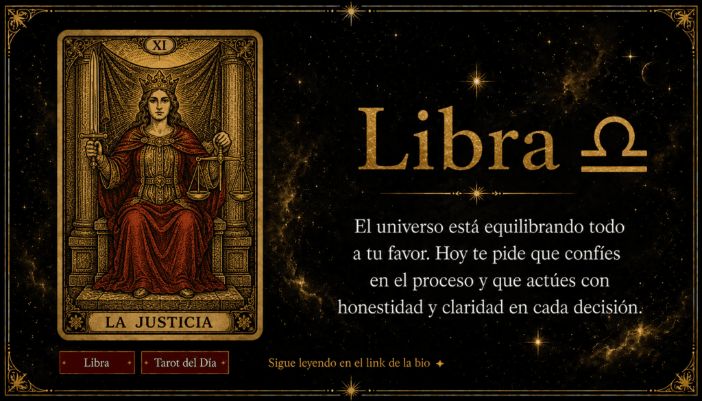 tarot libra hoy carta del día