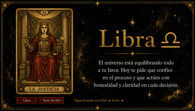 tarot libra hoy carta del día