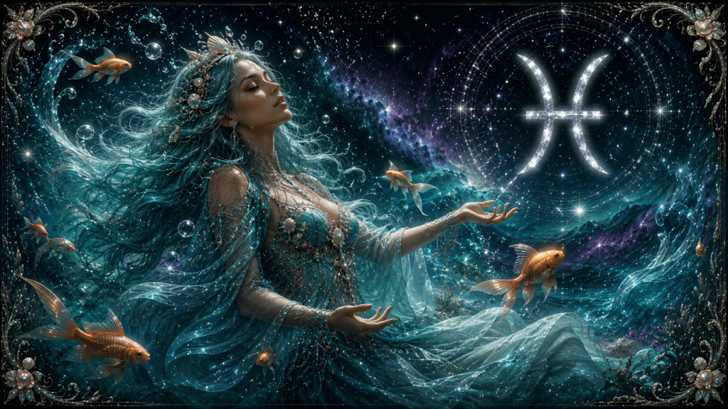 Piscis. Hoy tu corazón tiene permiso de soñar en grande. La Luna Nueva encendió tu zona de amor y creación.