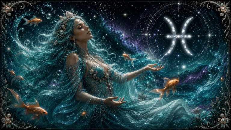 Piscis. Hoy tu corazón tiene permiso de soñar en grande. La Luna Nueva encendió tu zona de amor y creación.